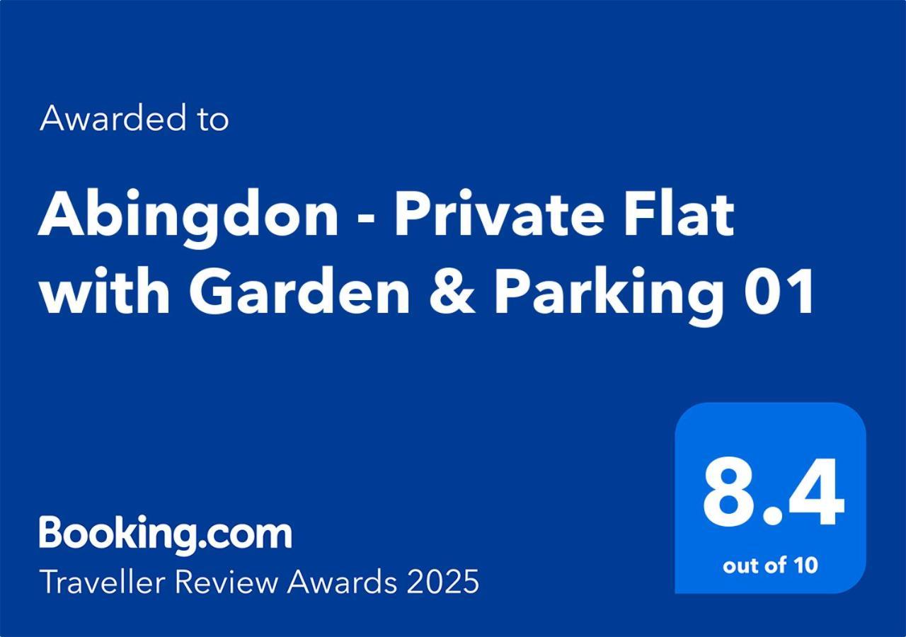 Abingdon - Private Flat With Garden & Parking 01 Lejlighed Eksteriør billede